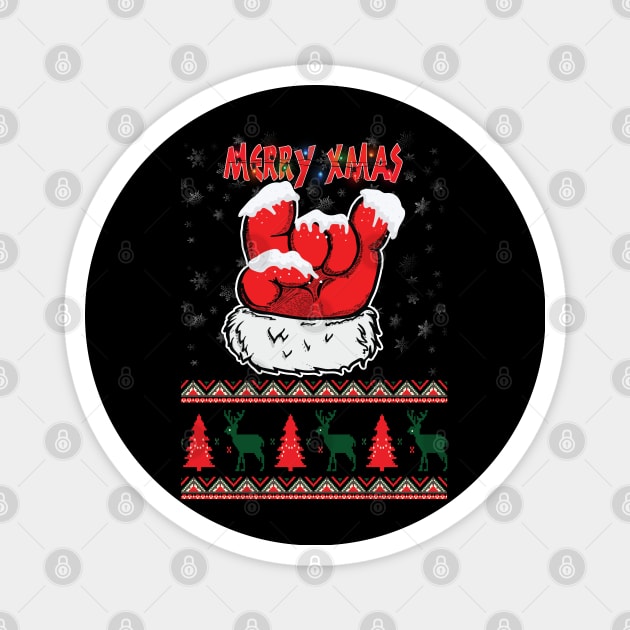 Merry Xmas T-shirt Magnet by Riyadkhandaker